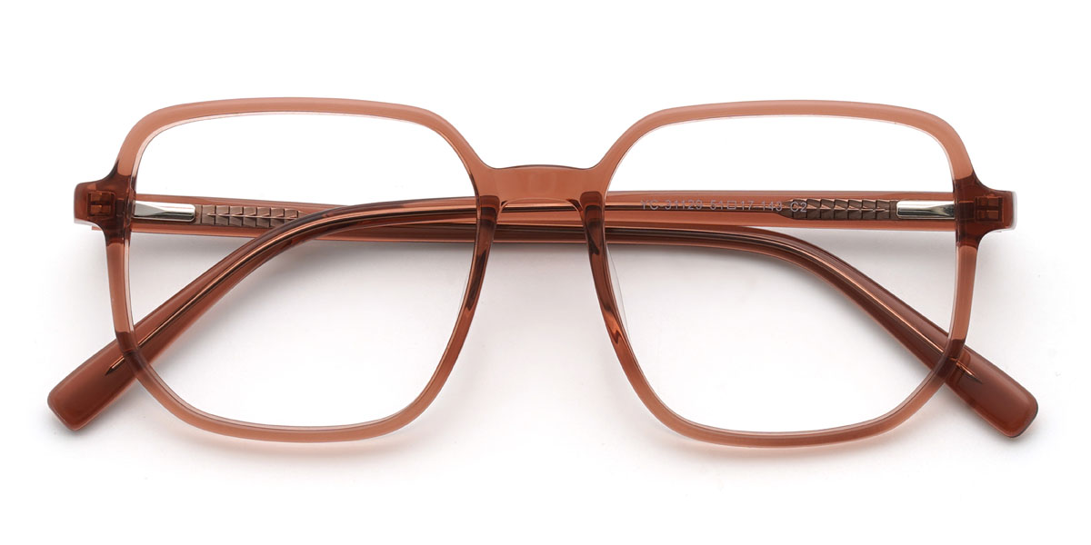 Marron Vesper Lunettes - Square Glasses