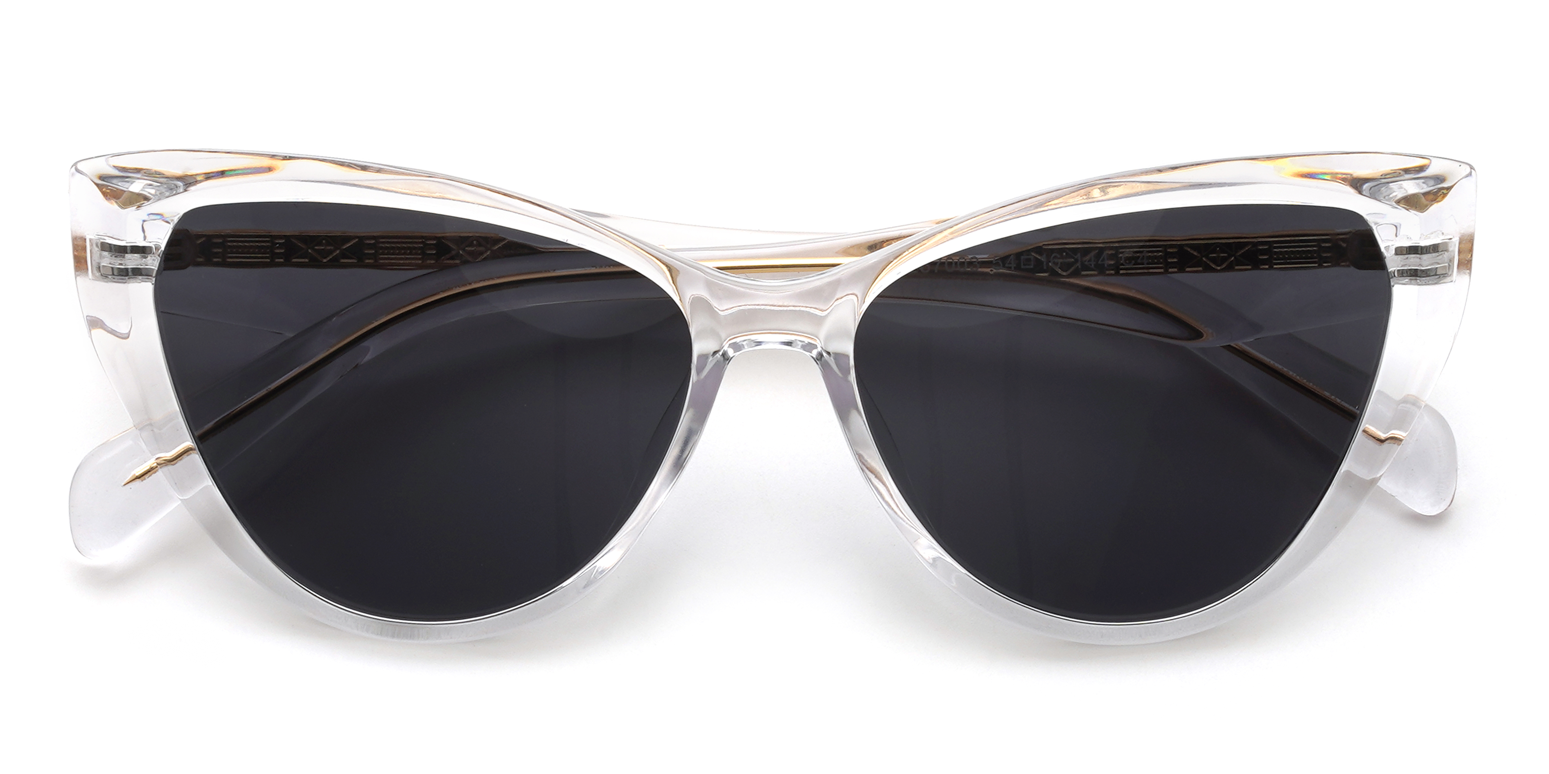 Átlátszó szürke Merlin Szemüveg - Cat Eye Sunglasses