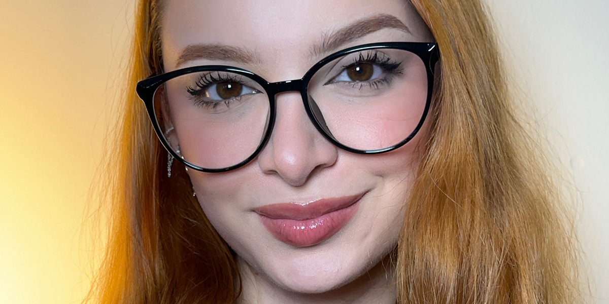 Black Bambi Glasses - Cat Eye Glasses