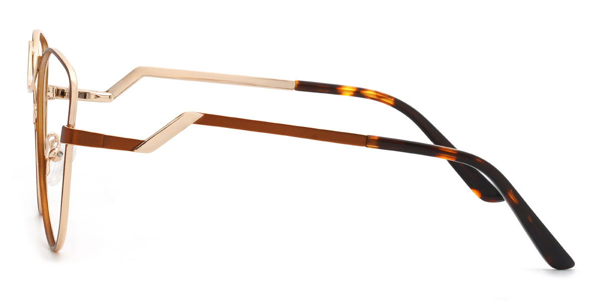 gold braun Estrella Brille - Aviator Glasses