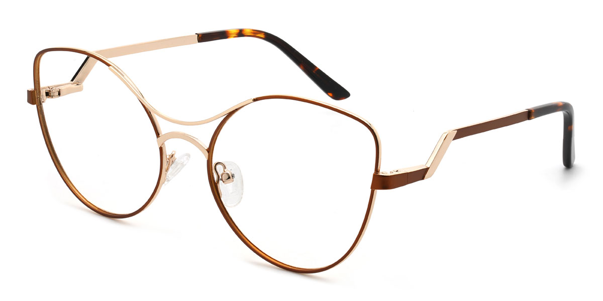 gold braun Estrella Brille - Aviator Glasses