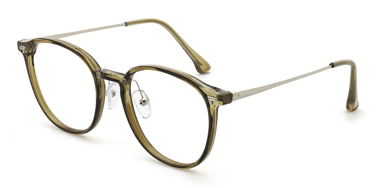 Olíva zöld Xaylen Szemüveg - Oval Glasses