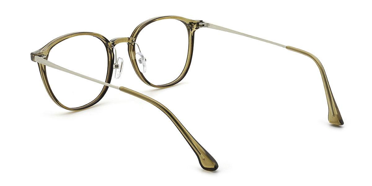 Olíva zöld Xaylen Szemüveg - Oval Glasses