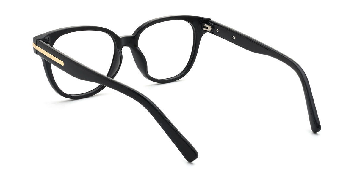 Black Aylin Glasses - Oval Glasses