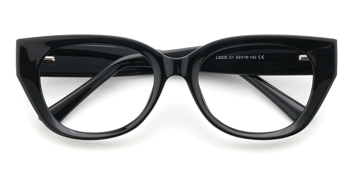 Negro Bailee Gafas - Cat Eye Glasses