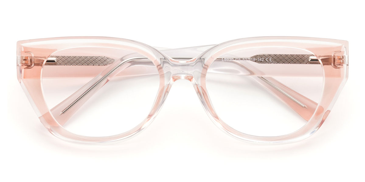 Világos rózsaszín Bailee Szemüveg - Cat Eye Glasses