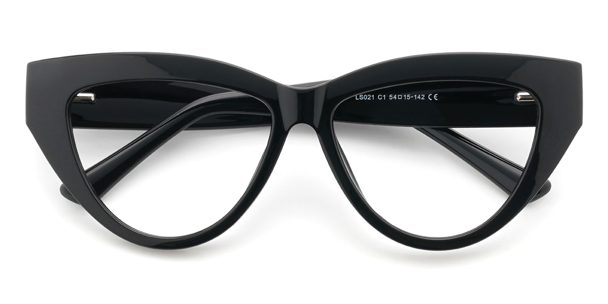 Noir Cecelia Lunettes - Cat Eye Glasses