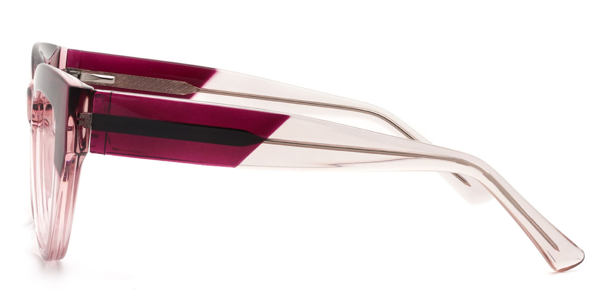 Rosa púrpura Cecelia Gafas - Cat Eye Glasses