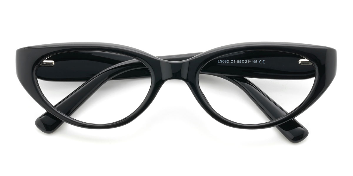 Negro Julien Gafas - Cat Eye Glasses