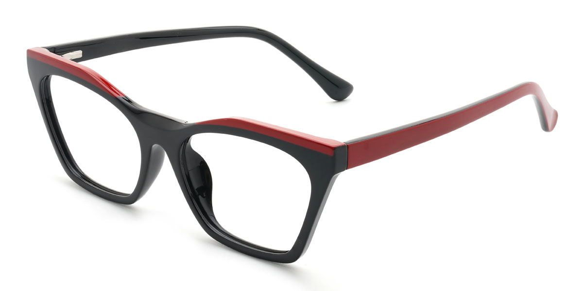 Negro Keira Gafas - Cat Eye Glasses