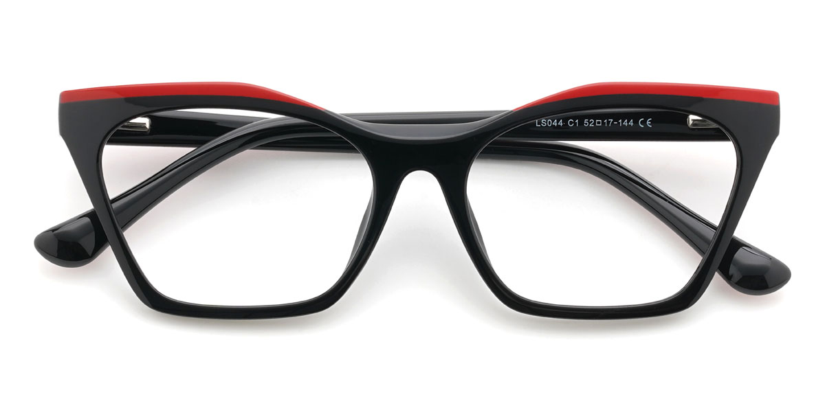 Negro Keira Gafas - Cat Eye Glasses
