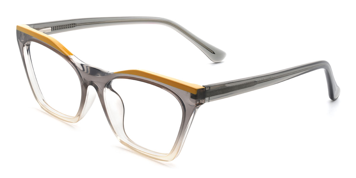 Farbverlauf Grau Keira Brille - Cat Eye Glasses