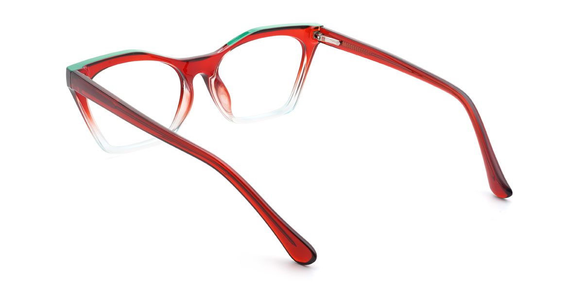 Rouge clair Keira Lunettes - Cat Eye Glasses