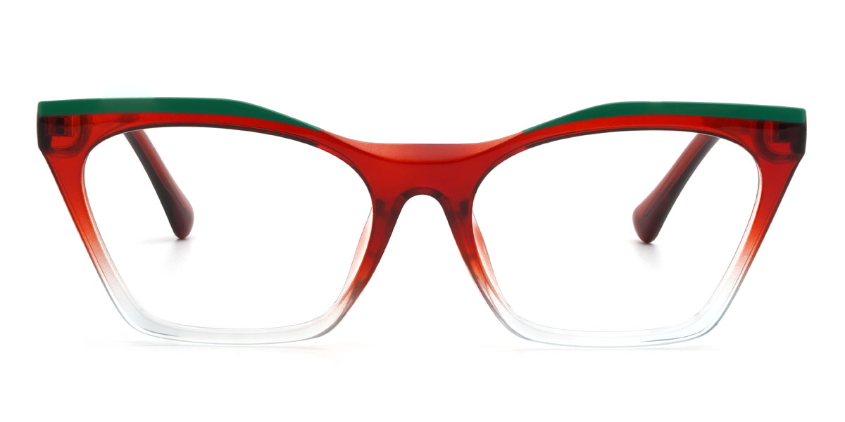 Rouge clair Keira Lunettes - Cat Eye Glasses