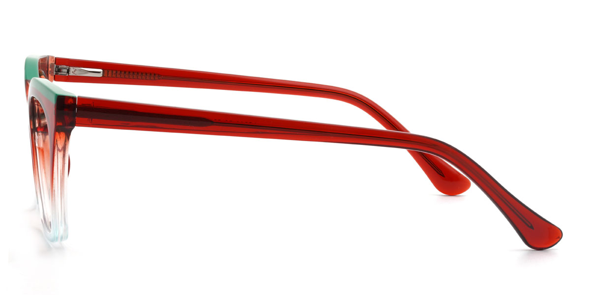 Rouge clair Keira Lunettes - Cat Eye Glasses
