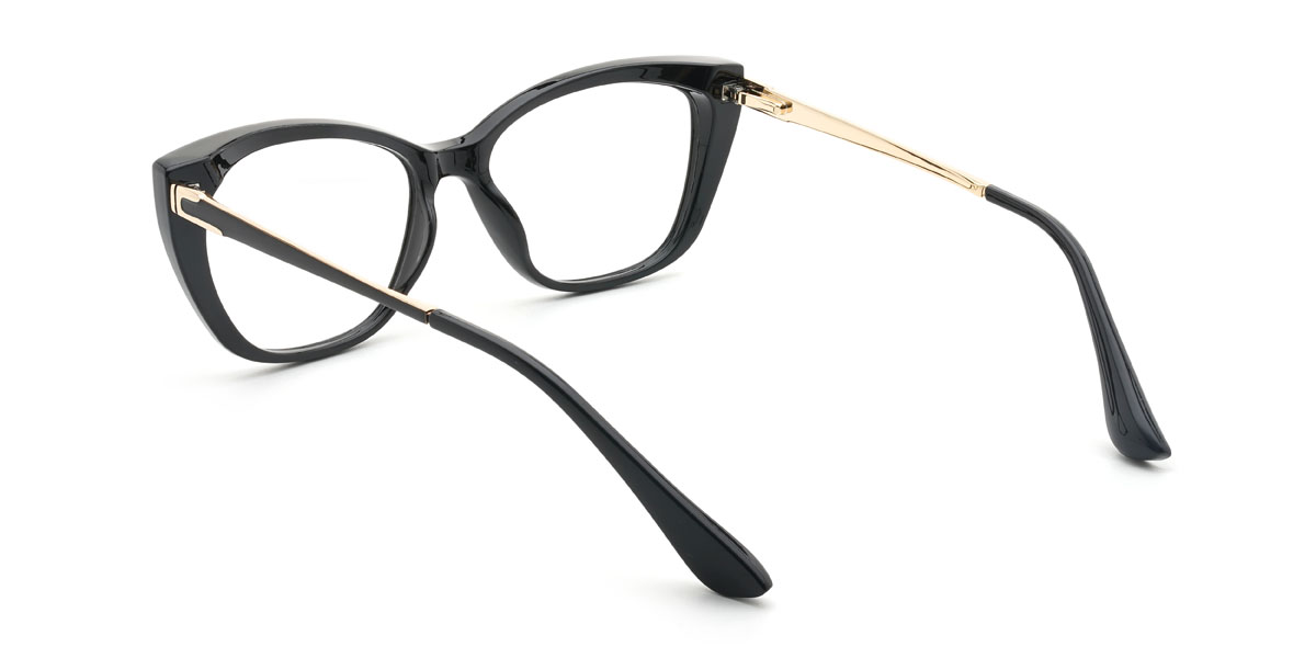 Negro Xiomara Gafas - Cat Eye Glasses