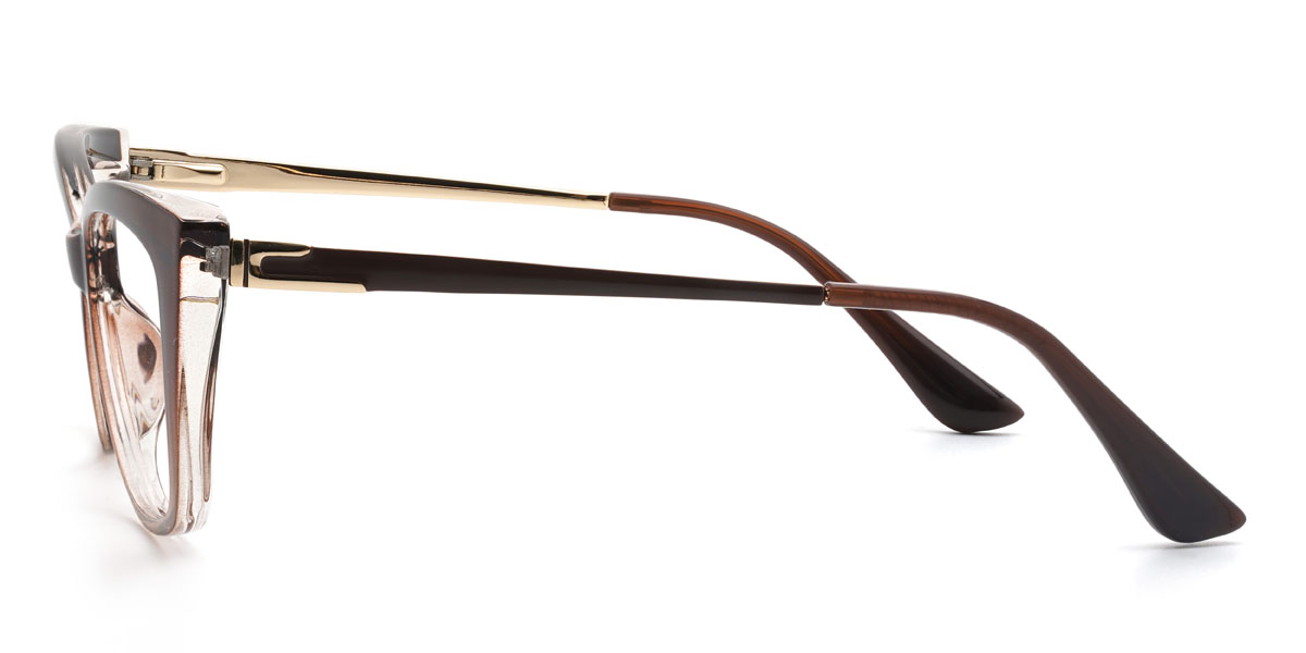 Dégradé Brun Xiomara Lunettes - Cat Eye Glasses