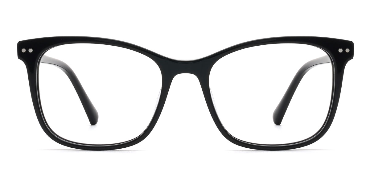 Noir Jamal Lunettes - Rectangle Glasses