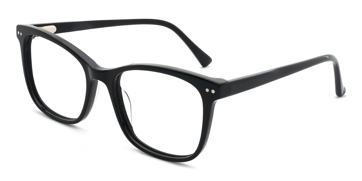 Noir Jamal Lunettes - Rectangle Glasses