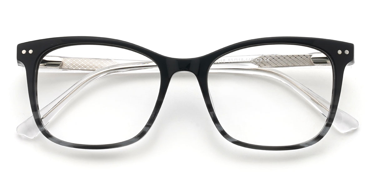 Fekete teknősbéka Jamal Szemüveg - Rectangle Glasses
