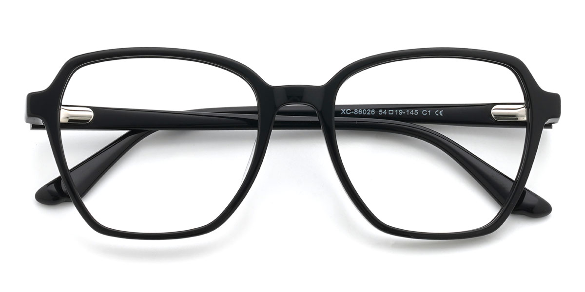 Noir Zendaya Lunettes - Square Glasses
