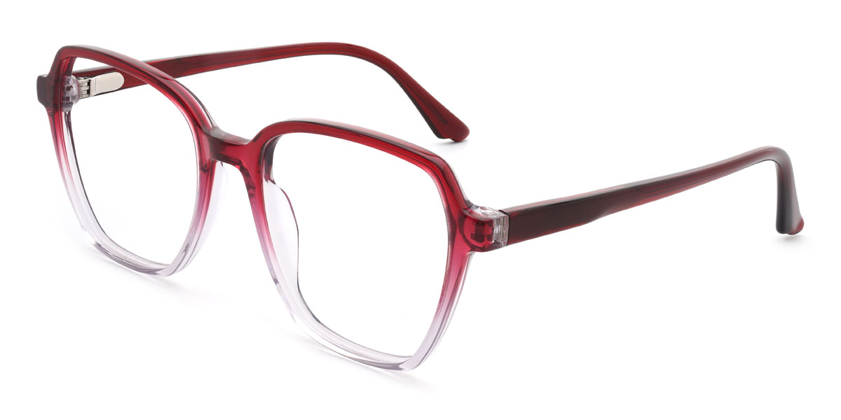 Rouge clair Zendaya Lunettes - Square Glasses
