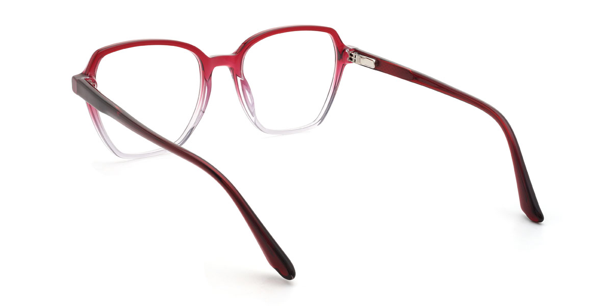 Rouge clair Zendaya Lunettes - Square Glasses