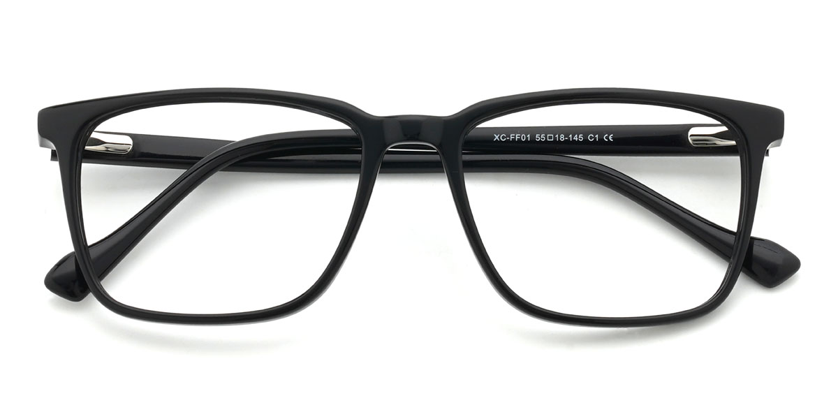 Fekete Henley Szemüveg - Rectangle Glasses