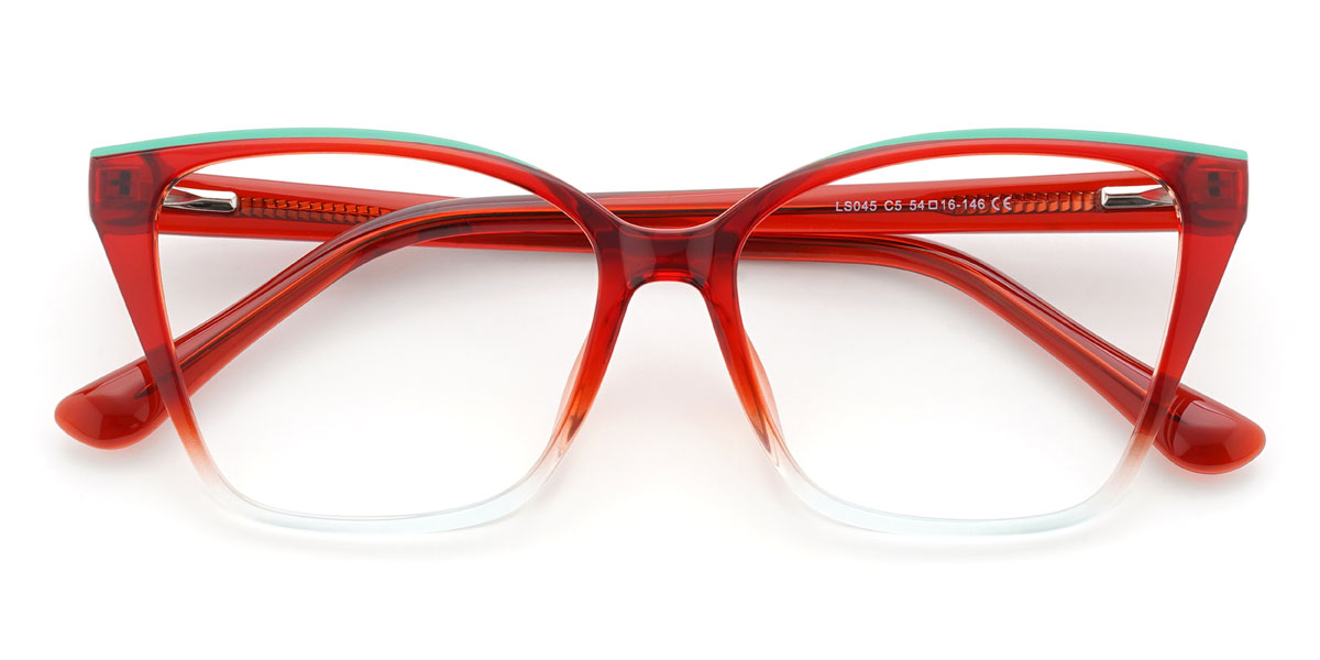 Rojo claro Delani Gafas - Cat Eye Glasses