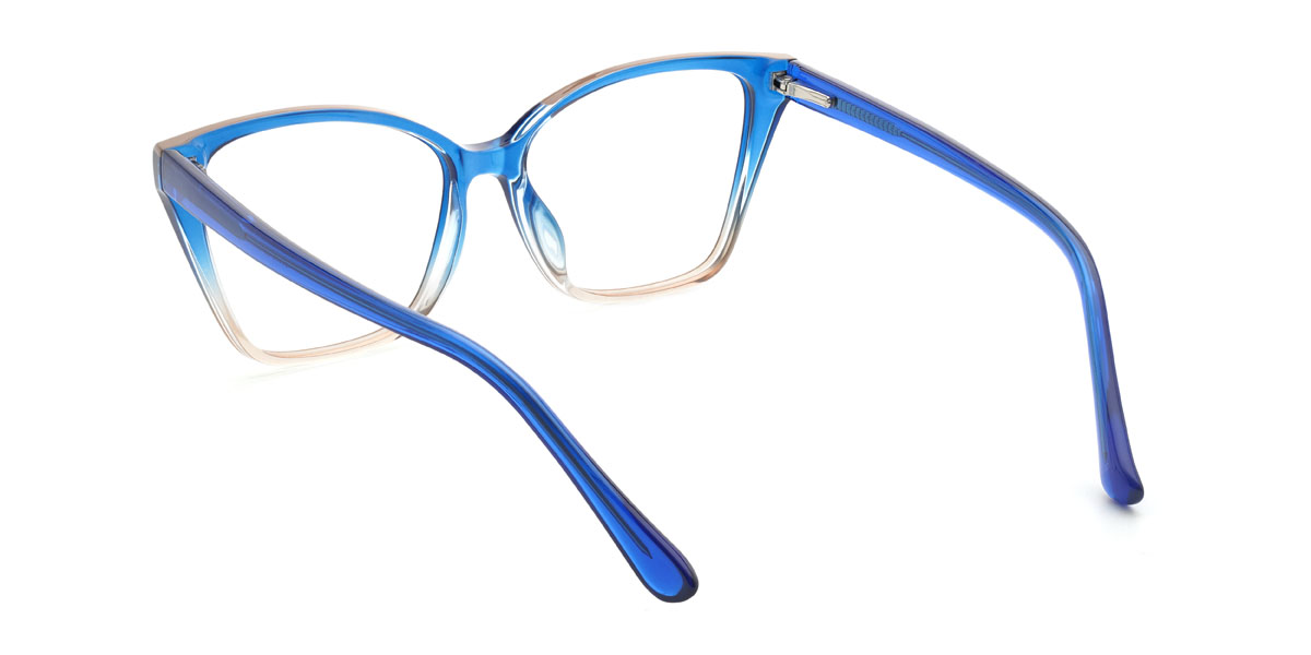 Kék barna Delani Szemüveg - Cat Eye Glasses