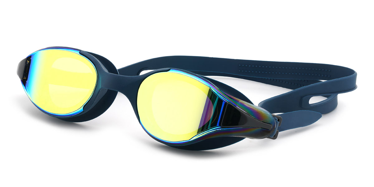 Blue Blue Yellow Kaliyah Glasses - Swimming Goggles Glasses