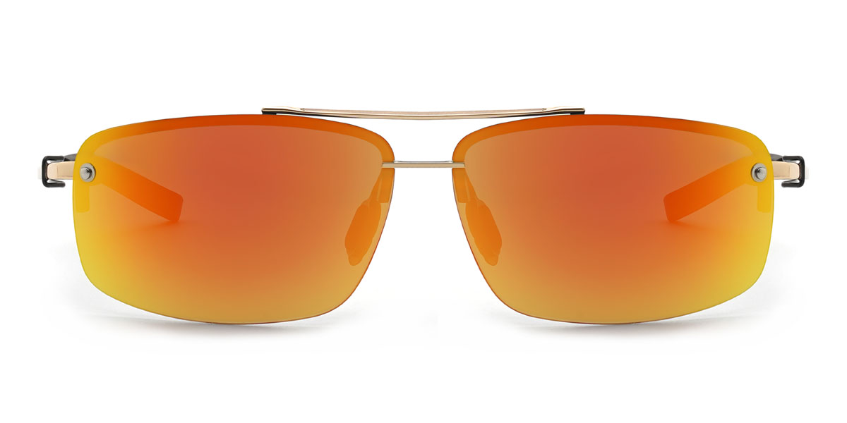 Gold/Orange-Yellow Jamison Glasses - Cycling Glasses