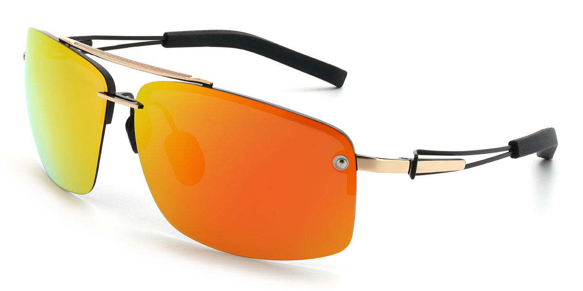 Gold/Orange-Yellow Jamison Glasses - Cycling Glasses