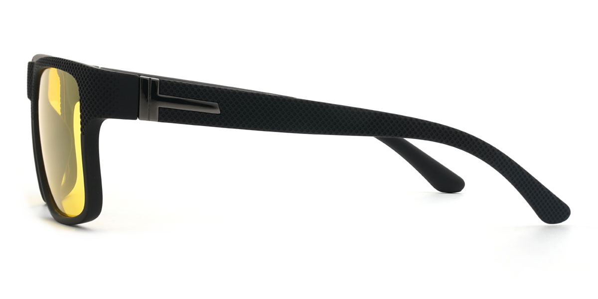 Black/Yellow Monroe Glasses - Cycling Glasses