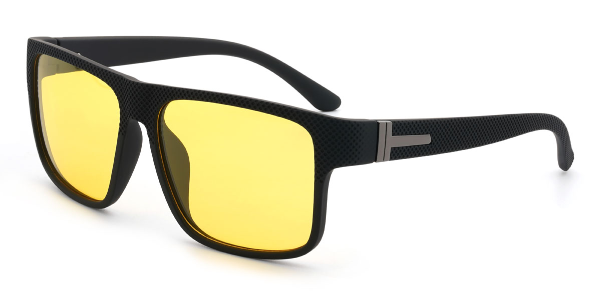 Black/Yellow Monroe Glasses - Cycling Glasses