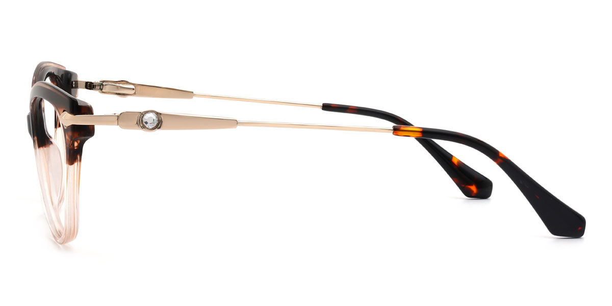 Champagner Schildpatt Jessica Brille - Cat Eye Glasses