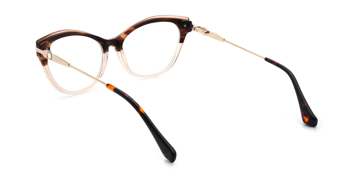 Champagner Schildpatt Jessica Brille - Cat Eye Glasses