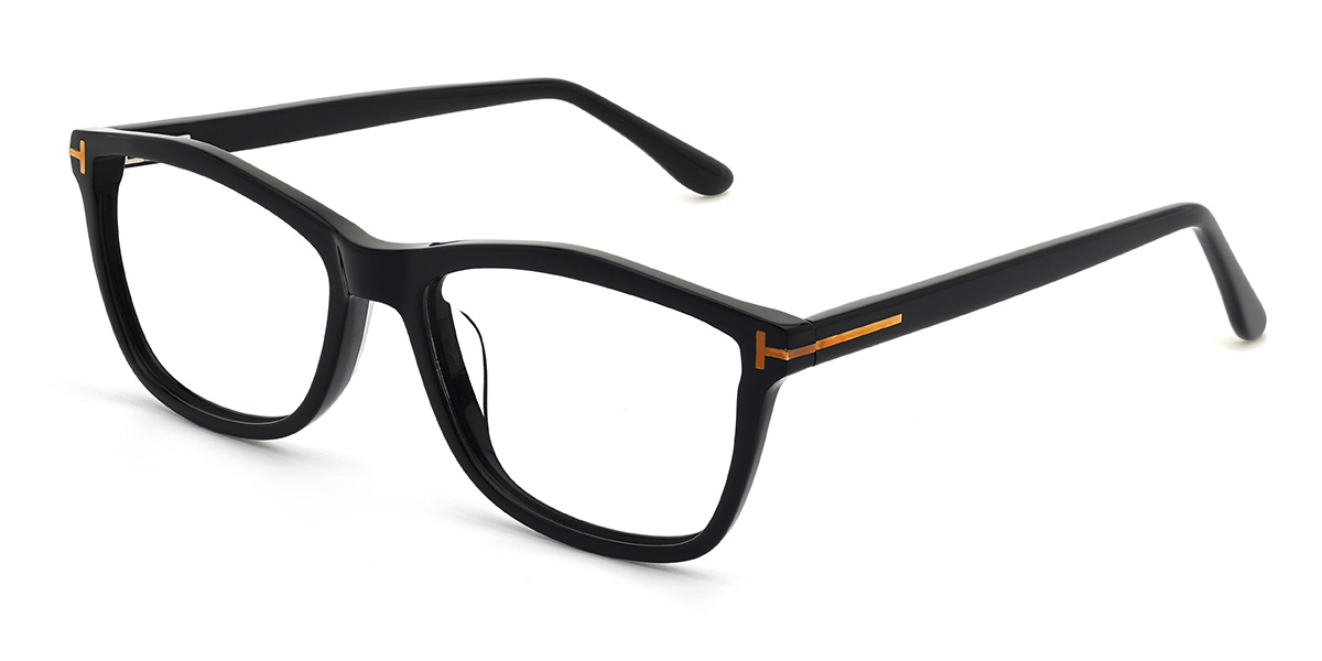 Schwarz Ezequiel Brille - Rectangle Glasses