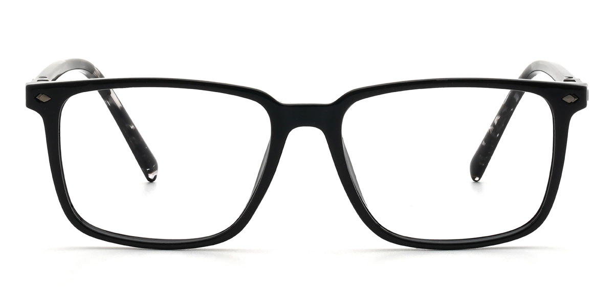 Noir Hollis Lunettes - Rectangle Glasses