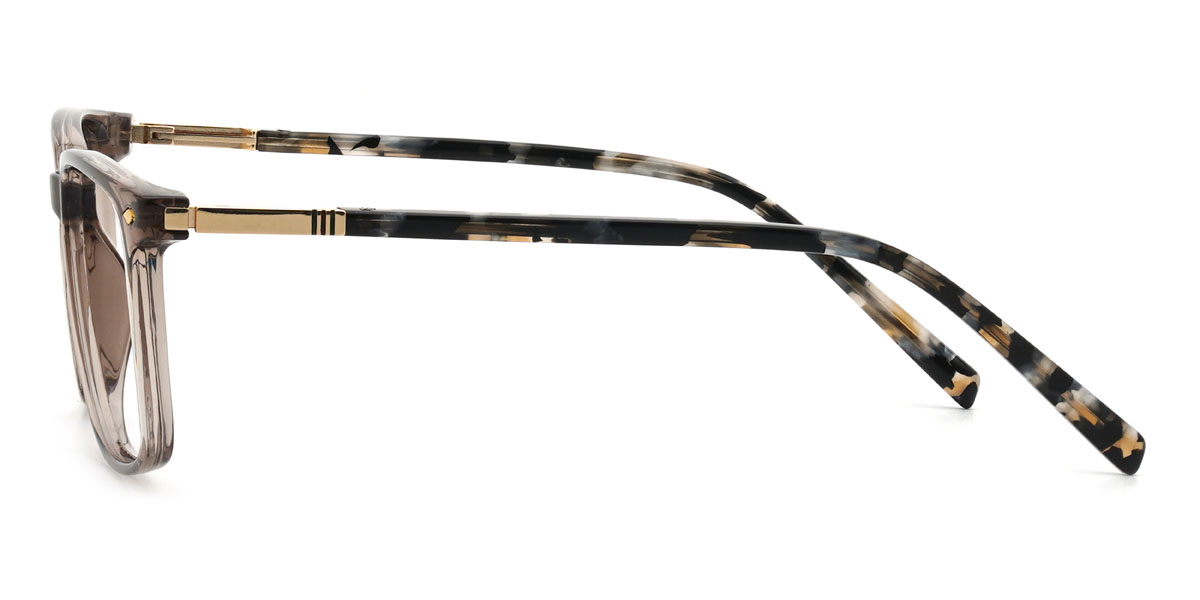 Marron Hollis Lunettes - Rectangle Glasses