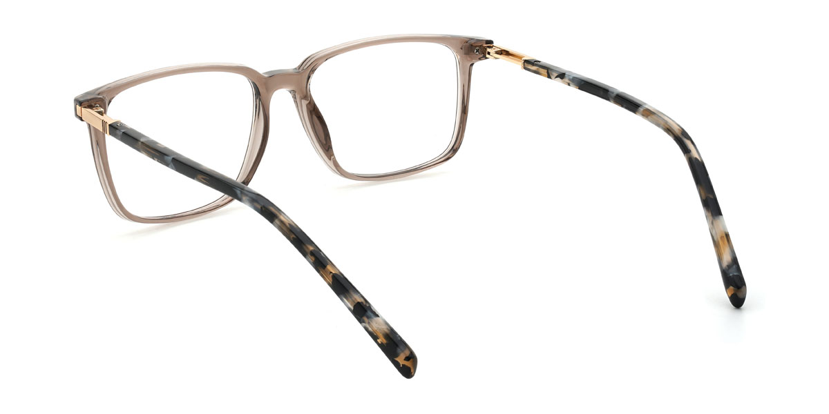 Marron Hollis Lunettes - Rectangle Glasses