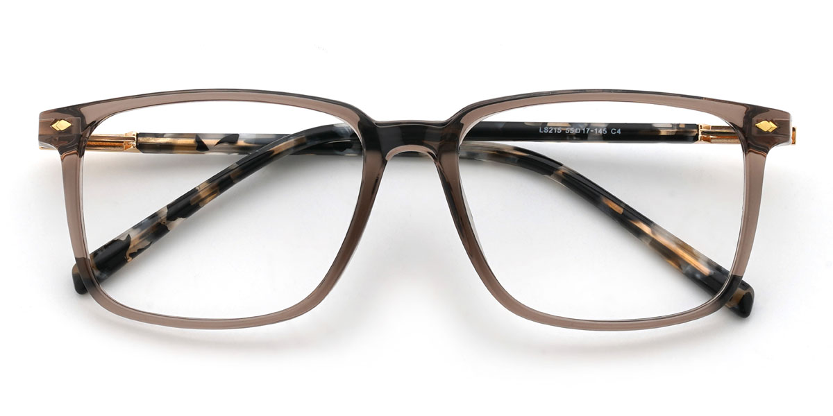 Marron Hollis Lunettes - Rectangle Glasses