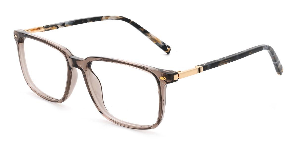 Marron Hollis Lunettes - Rectangle Glasses