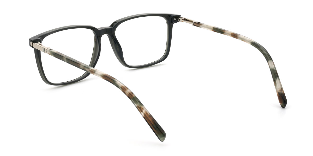 Black Tortoiseshell Hollis Glasses - Rectangle Glasses