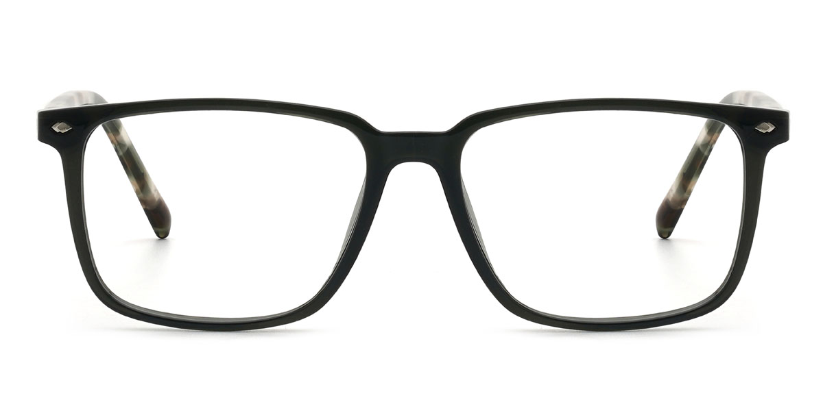 Black Tortoiseshell Hollis - Rectangle Glasses