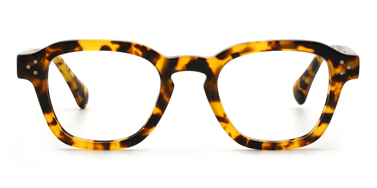 Yellow Tortoiseshell Karma - Rectangle Glasses