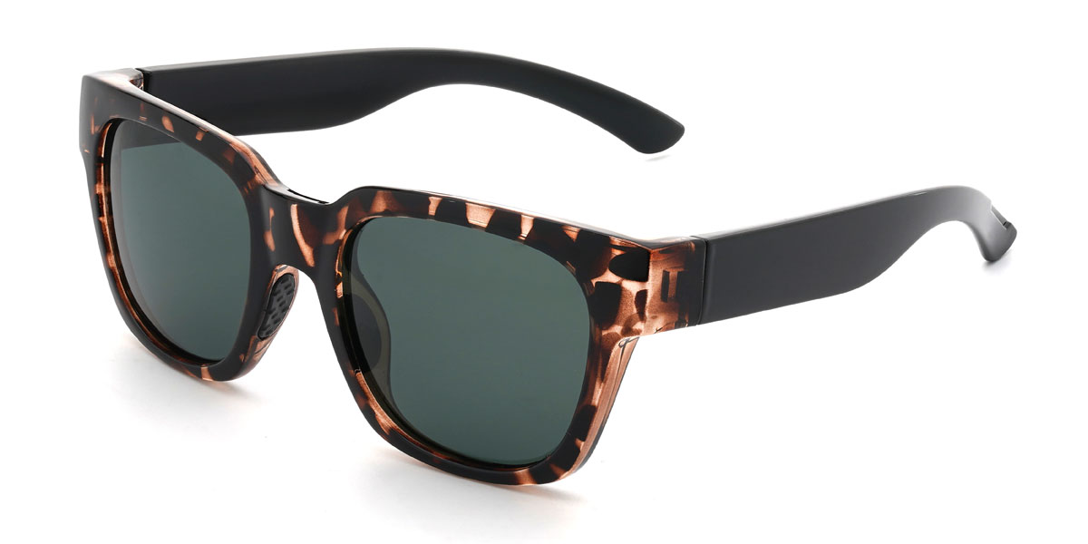 Écaille de tortue/Vert foncé Khalifa Lunettes - Cycling Glasses