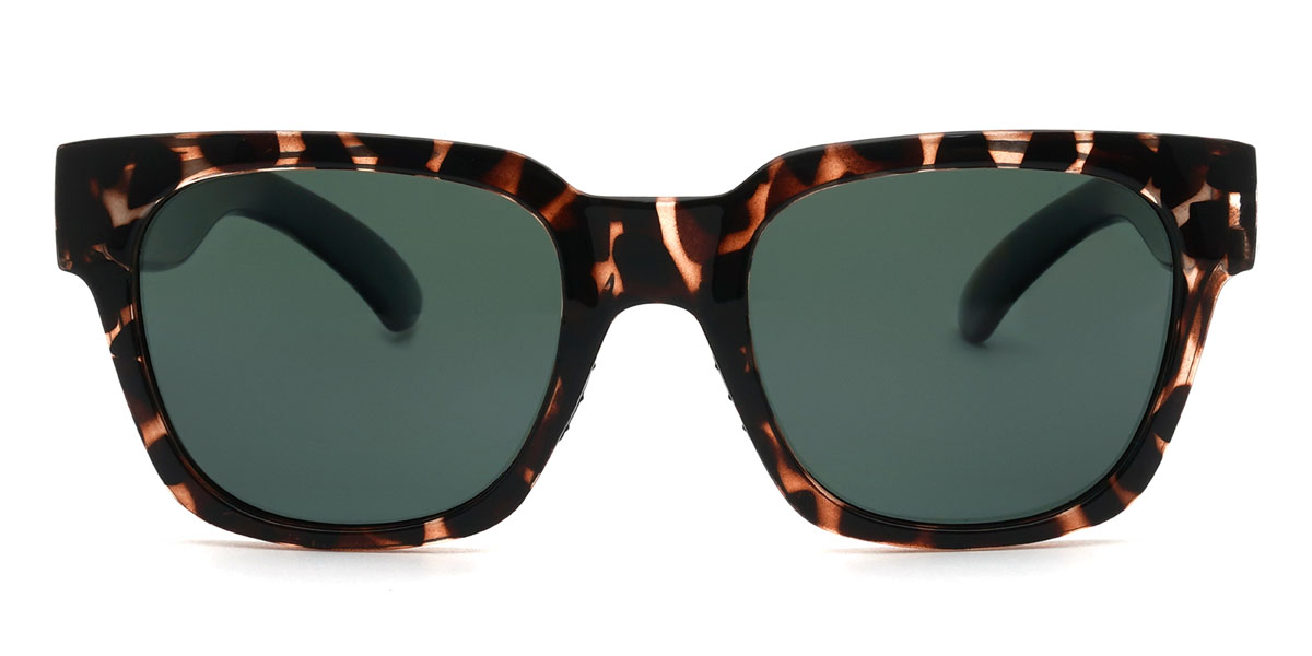 Écaille de tortue/Vert foncé Khalifa Lunettes - Cycling Glasses