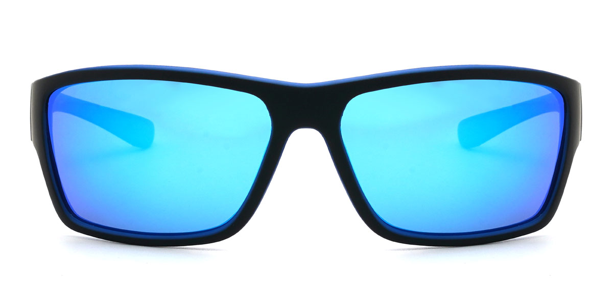 Black/Blue-Mirror Frederick Glasses - Cycling Glasses