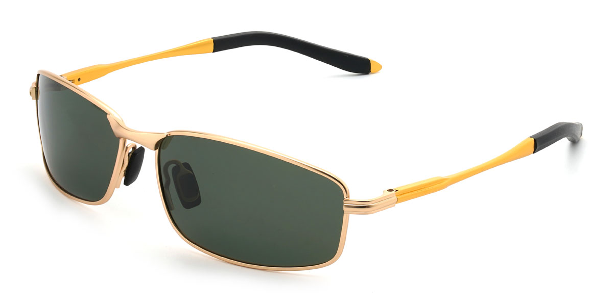 Gold/Dark-Green Graysen Glasses - Cycling Glasses